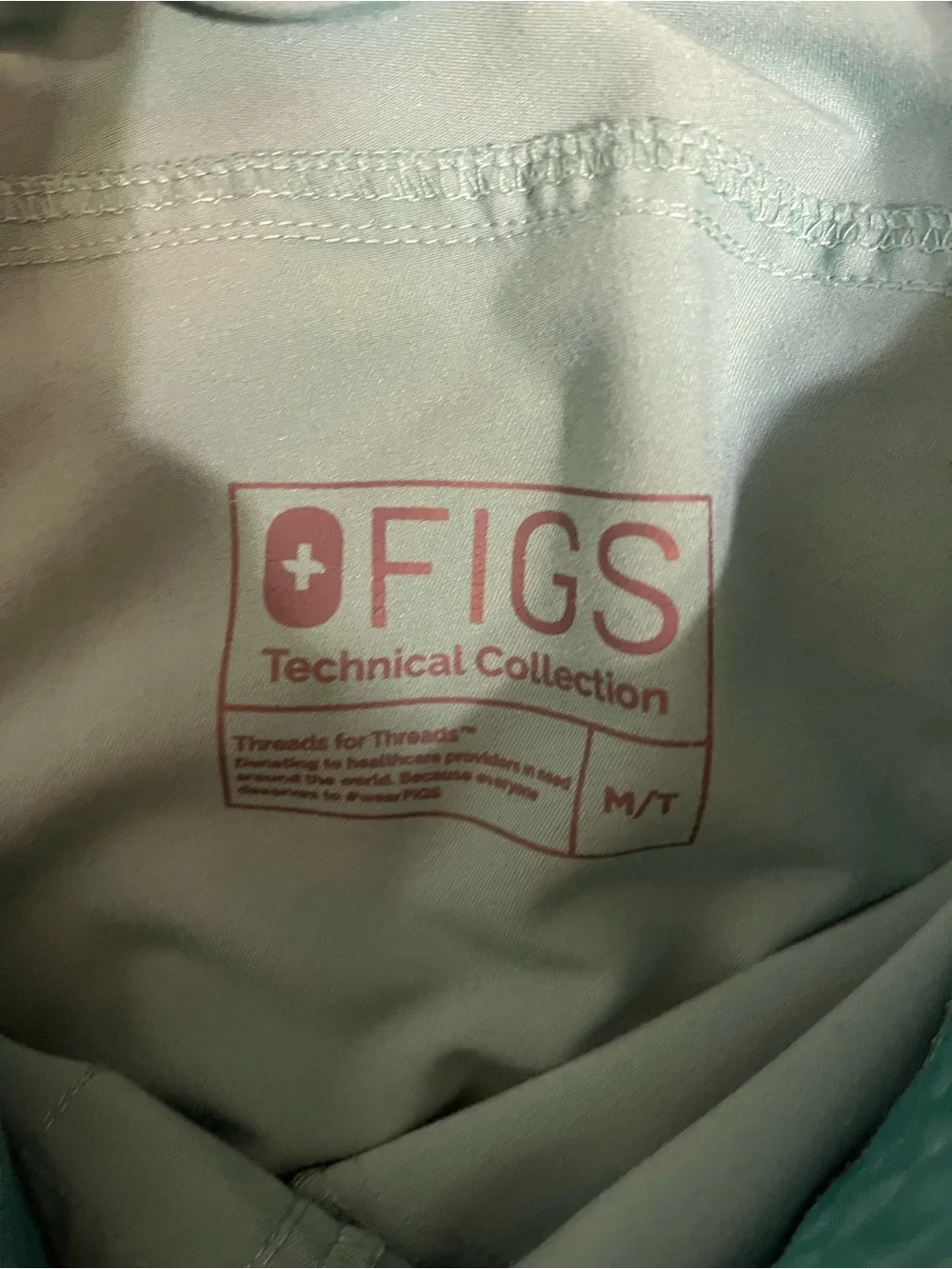 Women’s Figs Drawstring Utility Pants with Pink Accent